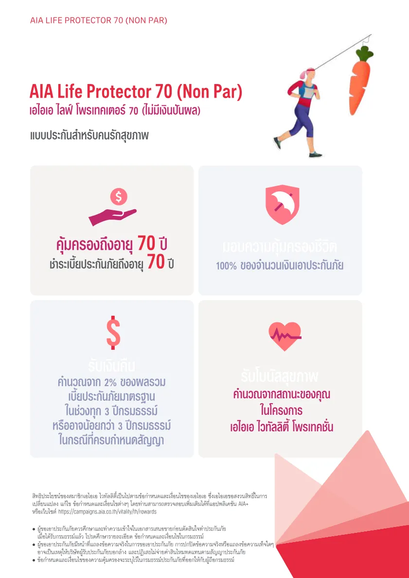 AIA Life Protector 70 (Non Par) — หน้า 2